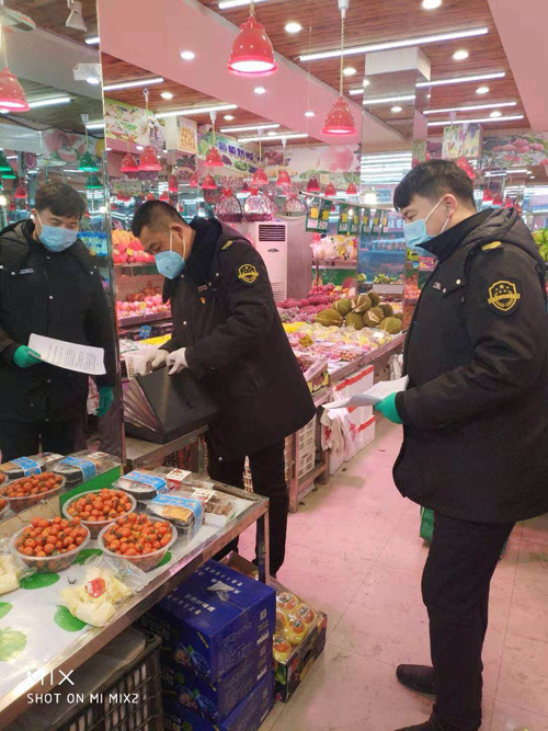 齐齐哈尔市龙沙区市场监管局织牢织密食品流通领域疫情防控网